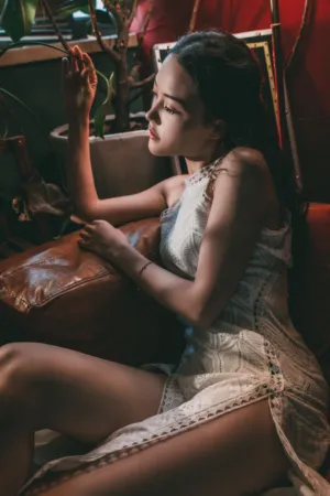 Elegant Seated Figure
