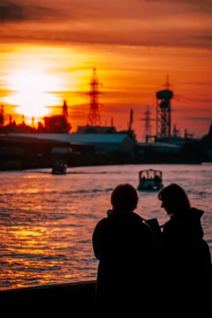 Sunset By The Water