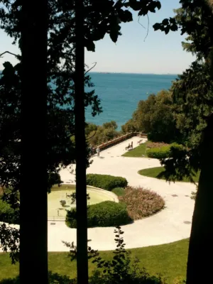 Ocean View From Garden
