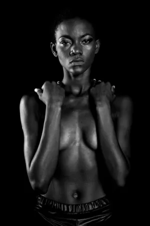 Black And White Portrait