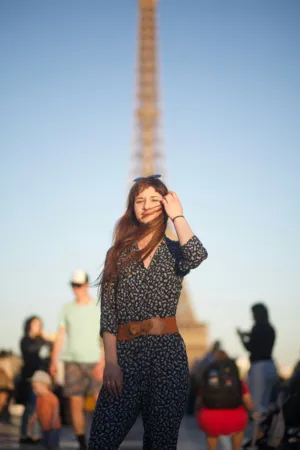 Eiffel Tower Tourist