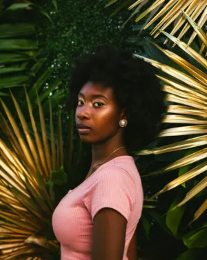 Portrait Of A Woman In Nature