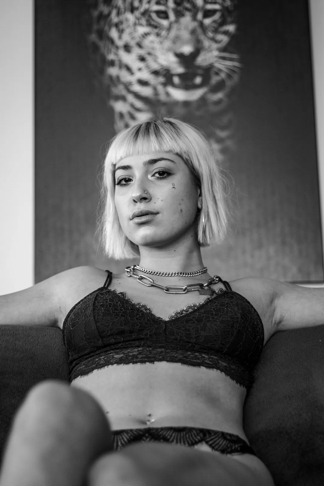 Black And White Portrait