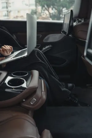 Businessman In Car