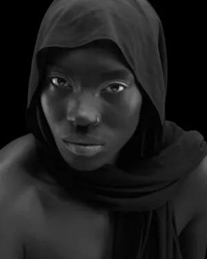 Black And White Portrait