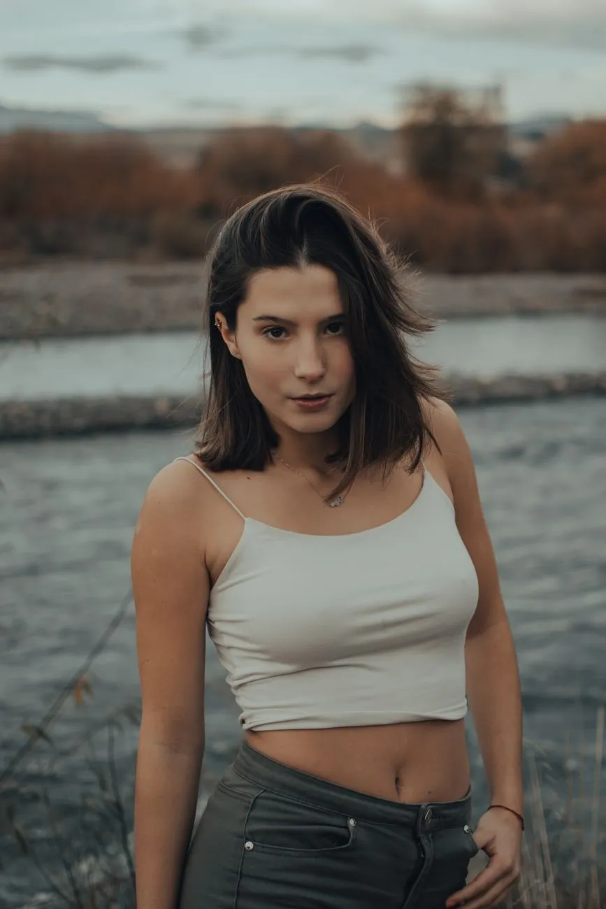 Young Woman By The River