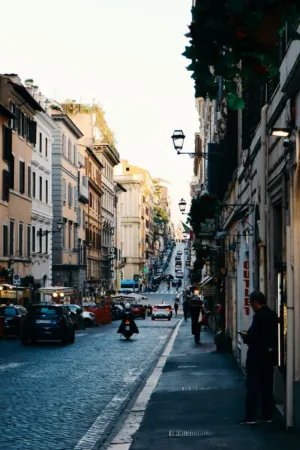 Street Scene In Rome