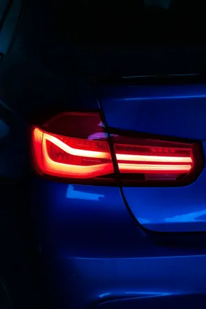 Blue Car Tail Light