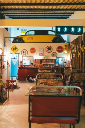 Vintage Cafe Interior
