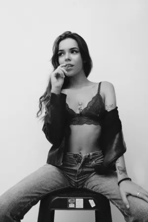Black And White Portrait