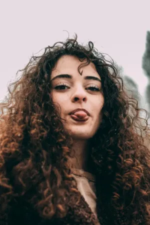 Curly Hair And Winter