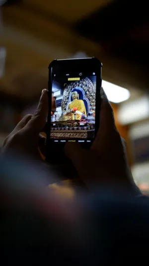 Capturing A Buddha Statue