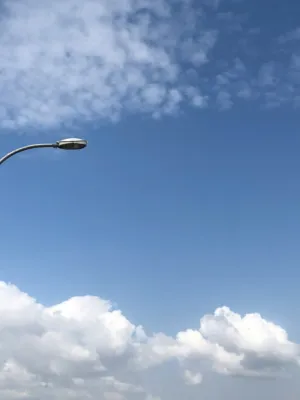 Street Lamp And Clouds