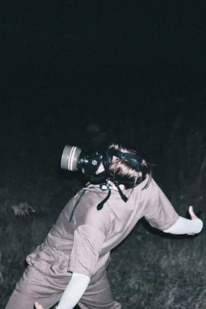 Person In Gas Mask