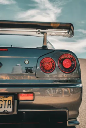 Nissan Skyline Gt-R R34 Rear View
