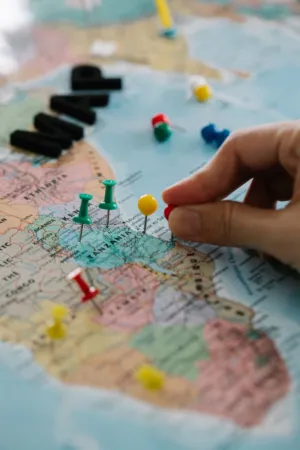 Map With Pins