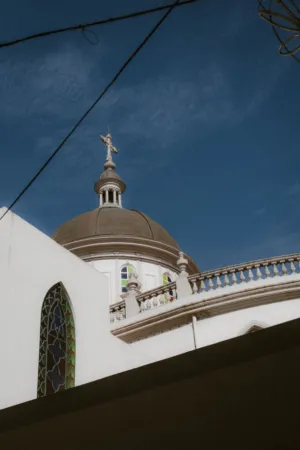 Church Dome And Cross