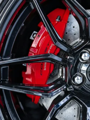Red Brake Caliper