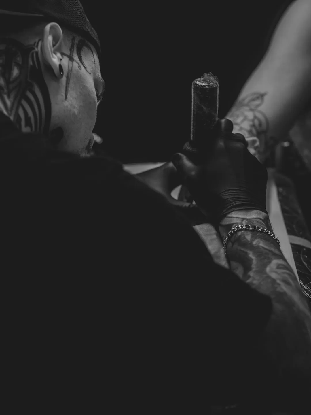 Tattoo Artist At Work