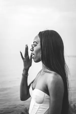 Black And White Portrait