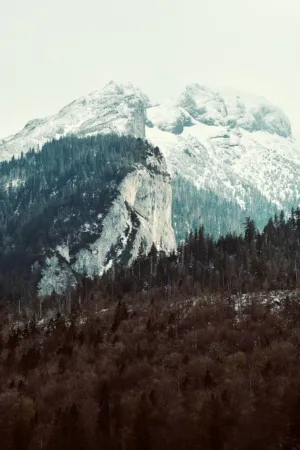 Snowy Mountain Peak