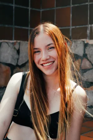 Teenage Girl Smiling