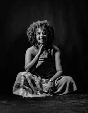 Black And White Portrait