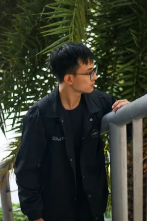 Black Outfit In Nature