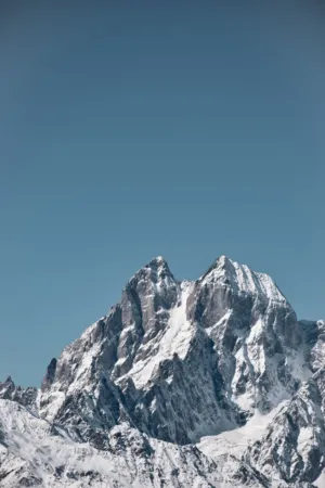 Snowy Mountain Peak