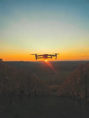 Drone At Sunset