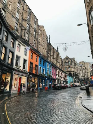Rainy Day In Edinburgh