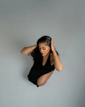 Black Dress Model