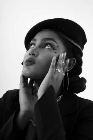 Black And White Portrait