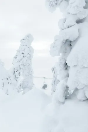 Snowy Ski Lift