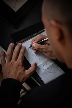 Artist Sketching