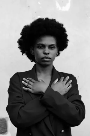Black And White Portrait