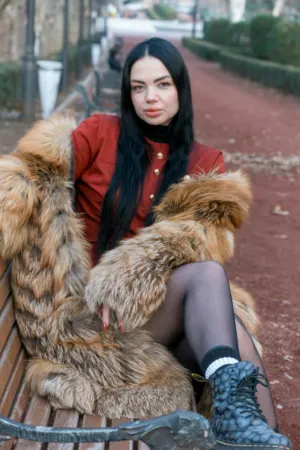 Fur Coat Model