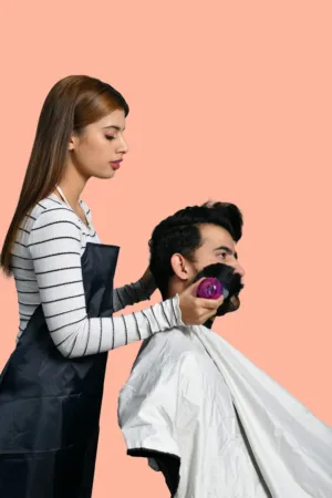 Hair Stylist Working