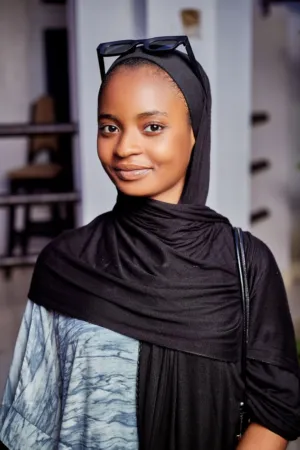 Black Hijab And Sunglasses