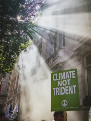 Climate Not Trident Protest