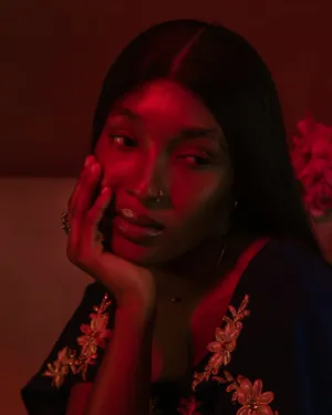 Red Light Portrait