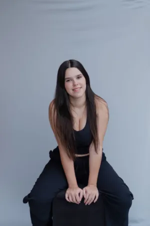 Teenage Girl In Studio