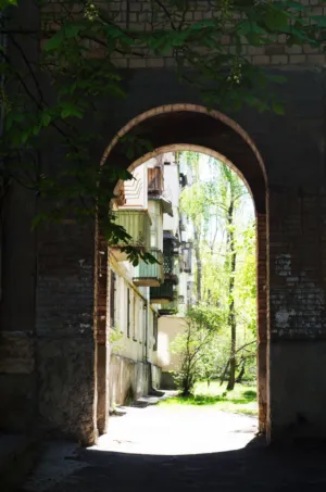 Archway In An Urban Setting