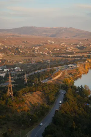 Sunset Over The Valley