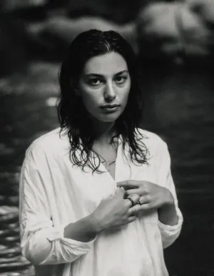 Wet Hair In Nature