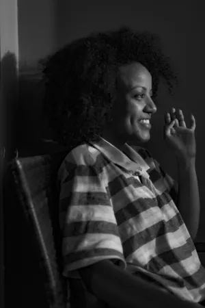 Black And White Portrait