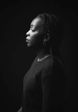 Black And White Portrait