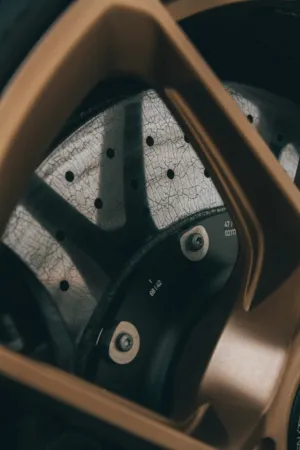 Close-Up Of A Car Wheel