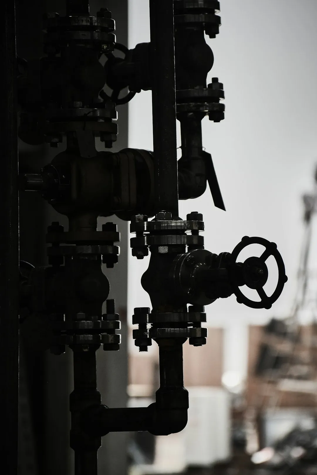 Industrial Valve Silhouette