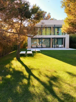 Modern House With Glass Walls